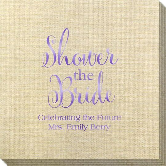 Shower The Bride Bamboo Luxe Napkins